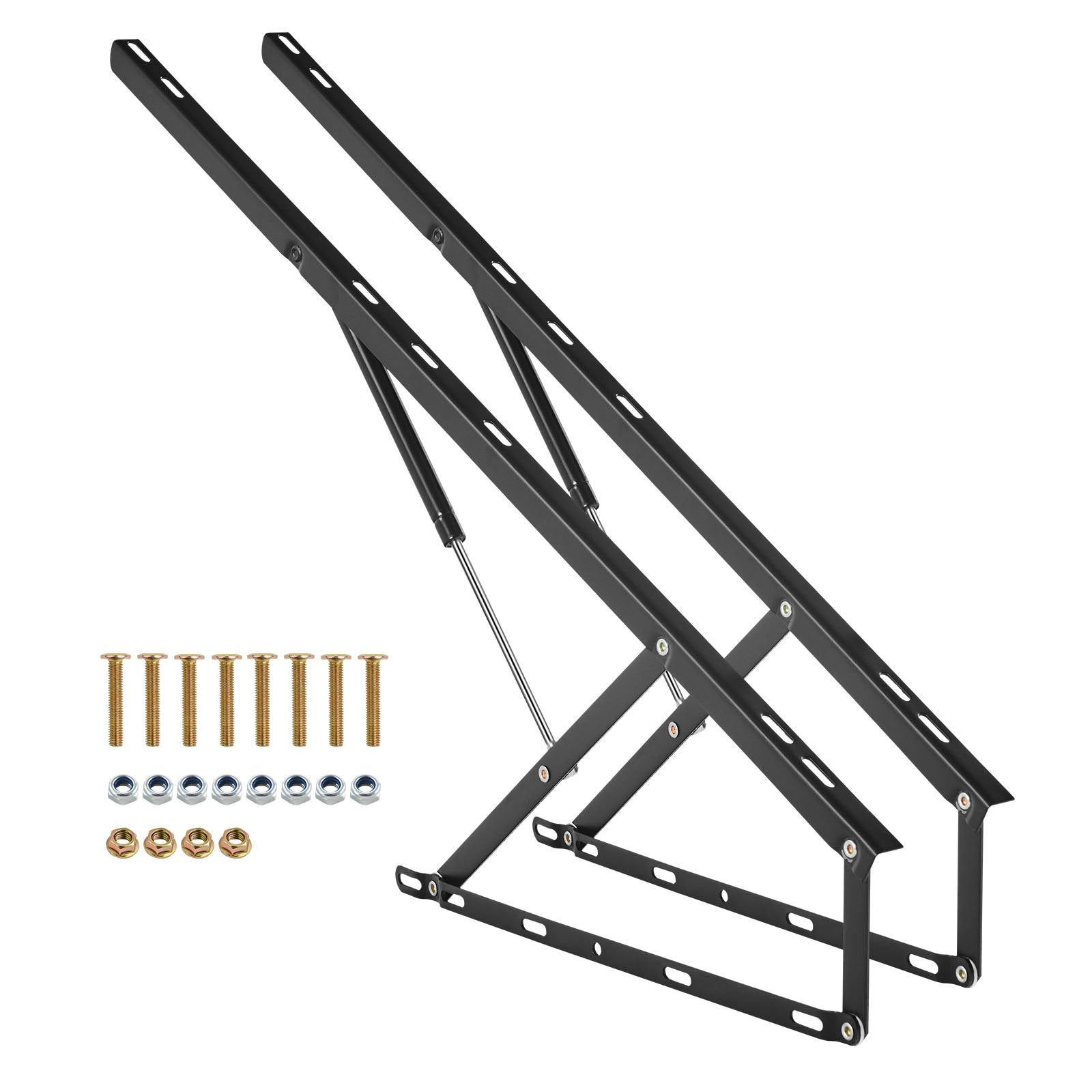 Beds & Bed Frames: VEVOR Bed Lift 59x71 in Compatible Bed Size 154 lbs Load DIY Wall Bed Hardware