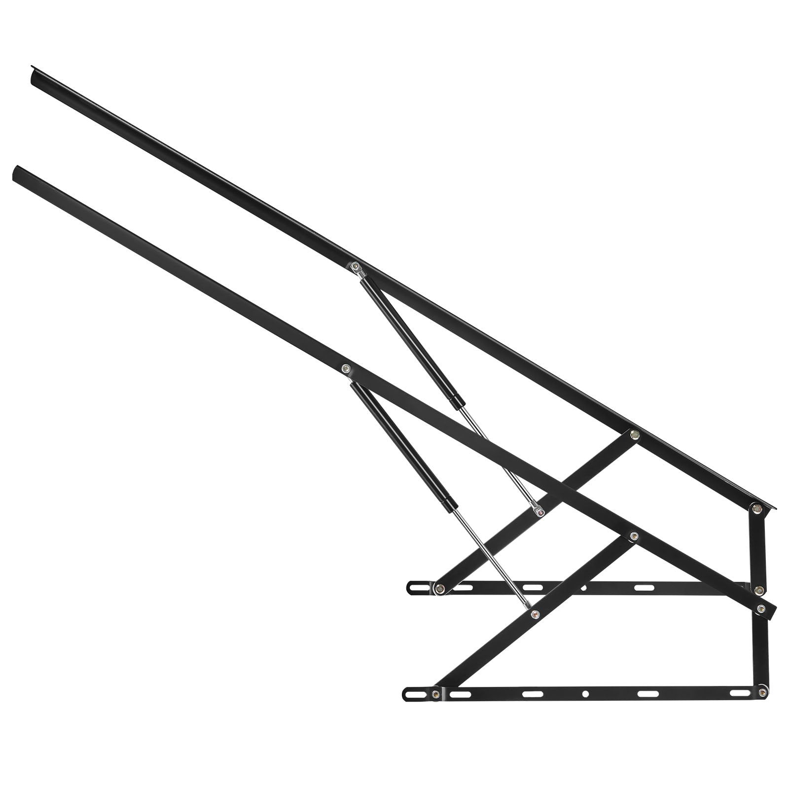 Beds & Bed Frames: VEVOR Bed Lift, 1500x2000mm Compatible Extra-large Size 140kg Load Bearing, DIY Wall Bed Mechanical Hardware Kit Vertical Deluxe, Pneumatic Lever Heavy Duty Support, Folding for Guestroom