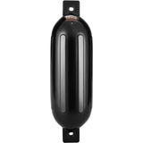 Boating Accessories: VEVOR Boat Fenders, 6.5" x 23" Boat Bumpers for Docking, Inflatable Ribbed Fender with Center Holes, Marine Boat Dock Fender Bumper with Air Pump, 4 Needles and 4 Ropes and Storage Bag, Black