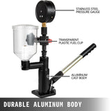Automotive Gauges: Diesel Injector Nozzle 
Pressure Tester Dual scale Manometer Test Tool 0-600Bar (0-8000PSI) 
60Mpa Test Pressure High Configuration