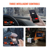 Air Conditioner Accessories: VEVOR 8KW Diesel Heater, 12V/24V All in One Diesel Air Heater, with Bluetooth APP Control, Remote Control and Display Screen, CO Alarm, Fast Heating Portable Diesel Heater for Vehicles and Outdoors