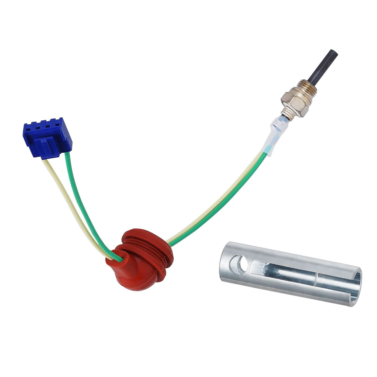 Diesel Heater Glow Plug Kit, Ceramic Glow Plug Repair Kit, Air Diesel Parking Heater Part with Removal Fitting Tool, Diesel Heater Rebuild Kit for 2KW/5KW/8KW Diesel Heater Replacement