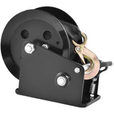 Hand Tools: VEVOR Hand Winch, 725.7 kg Pulling Capacity, Boat Trailer Winch Heavy Duty Rope Crank with 10 m Polyester Strap and Two-Way Ratchet, Manual Operated Hand Crank Winch for Trailer, Boat or ATV Towing