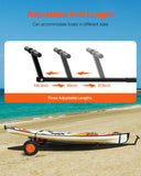 Boating Accessories: 420lbs Boat Trailer Dolly Mover Adjustable Length with 15.7 in Pneumatic Tires