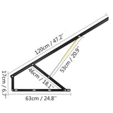 Automotive Parts: VEVOR 48" Bed Lift Hydraulic Mechanisms Kits For Sofa Bed Oriented Hardware Box
