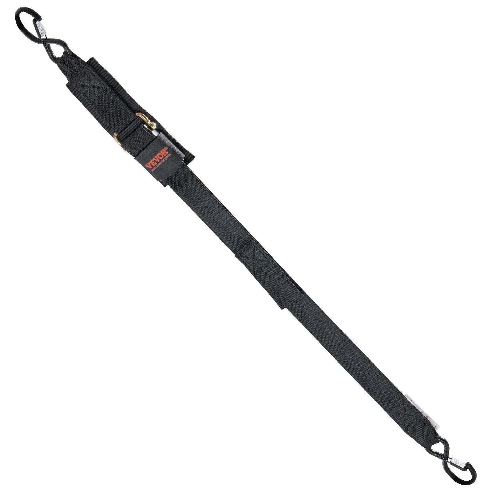 Restraints: VEVOR Retractable Ratchet Straps, 5.08 cm x 121.92 cm Ratchet Tie Down Straps with Security Lock S Hooks, 2 Pack Heavy Duty Ratchet Straps with 680.4 kg Break Strength, for Trailers, Vehicles, Boat