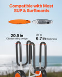 Canoes & Kayaks: VEVOR Kayak Cart, 68.0 kg Load Capacity, Stand Up Paddle Board Trolley with 25.4 cm Solid Rubber Tires & Kickstands, Paddle Board Carrier with Ratchet Strap for Paddleboard & Surfboard Transport