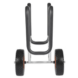 Canoes & Kayaks: VEVOR Kayak Cart, 68.0 kg Load Capacity, Stand Up Paddle Board Trolley with 25.4 cm Solid Rubber Tires & Kickstands, Paddle Board Carrier with Ratchet Strap for Paddleboard & Surfboard Transport