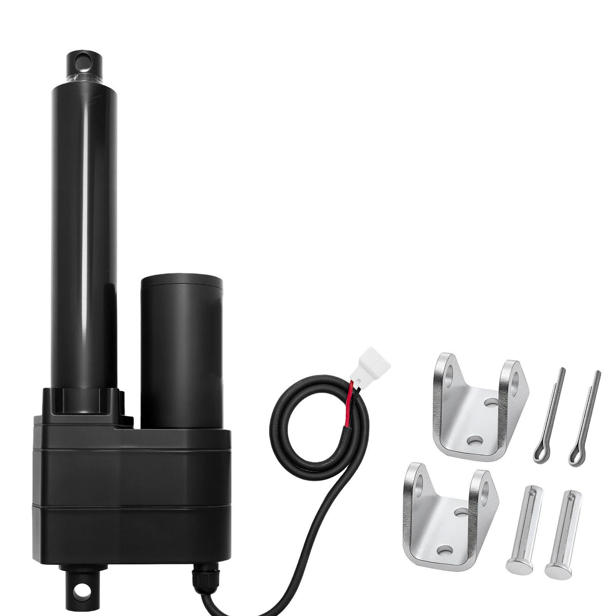 12V Linear Actuator, 150mm Stroke Ultra Heavy-Duty 9000N Linear Motion Actuator, IP65-Rated 5mm/s with Mounting Brackets for Industrial Machinery Vessels, Heavy Lifting Systems