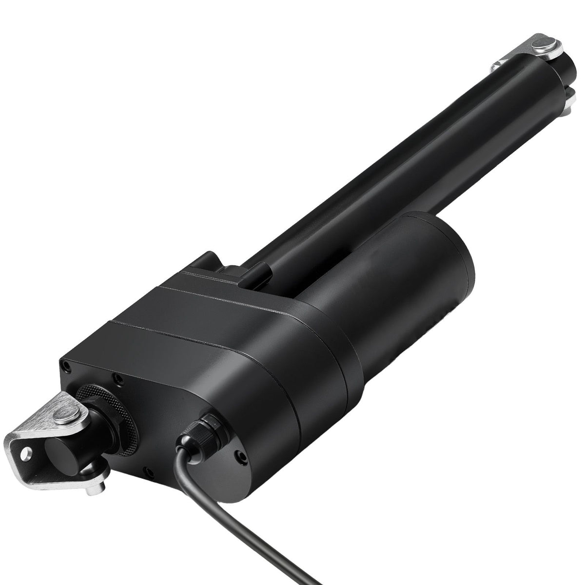 12V Linear Actuator, 200mm Stroke Ultra Heavy-Duty 9000N Linear Motion Actuator, IP65-Rated 5mm/s with Mounting Brackets for Industrial Machinery Vessels, Heavy Lifting Systems