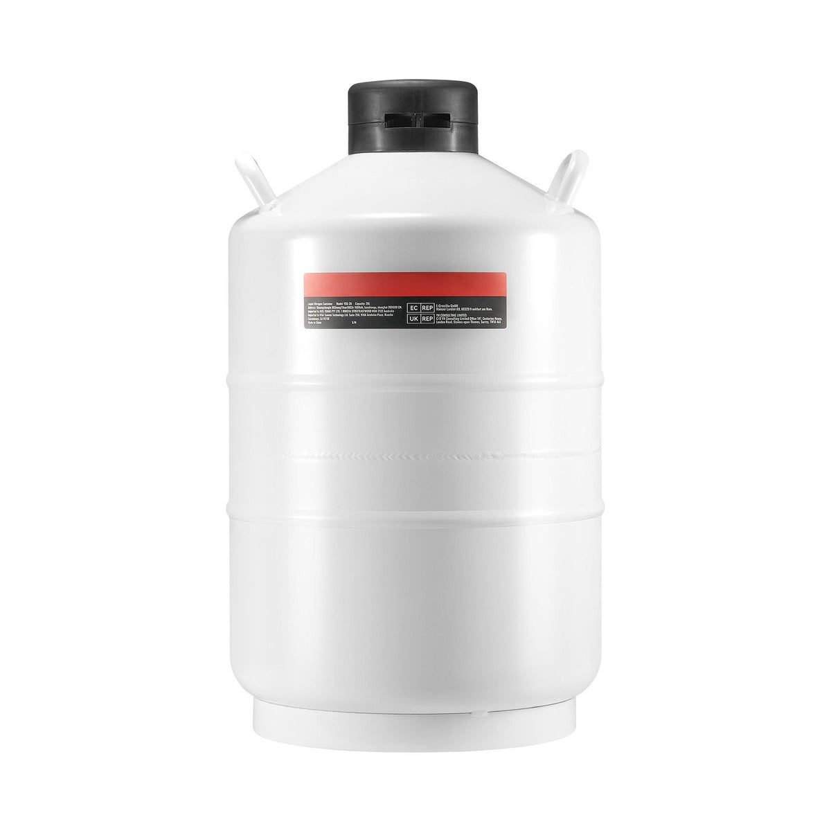 Liquid Nitrogen Tank, 20 L Aluminum Alloy Liquid Nitrogen Container, LN2 Tank Dewar with 6 Canisters and Carry Bag with Straps, Cryogenic Tank for Beauty Industry, Semen Preservation, Scientific