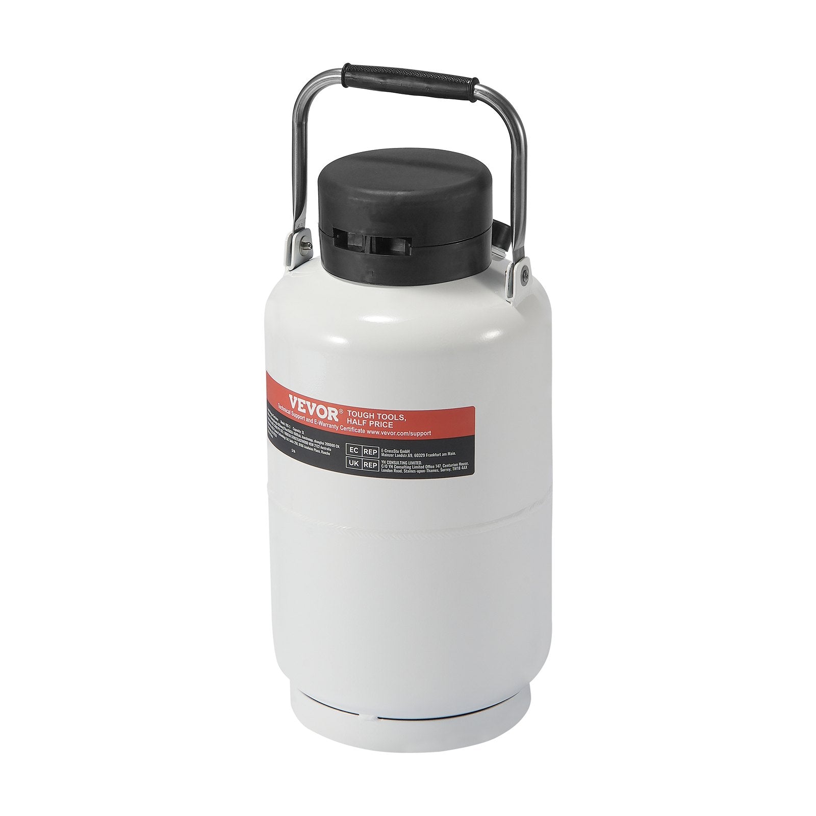 Food Storage: VEVOR Liquid Nitrogen Tank, 3 L Aluminum Alloy Liquid Nitrogen Container, LN2 Tank Dewar with 6 Canisters and Carry Bag with Straps, Cryogenic Tank for Beauty Industry, Semen Preservation, Scientific