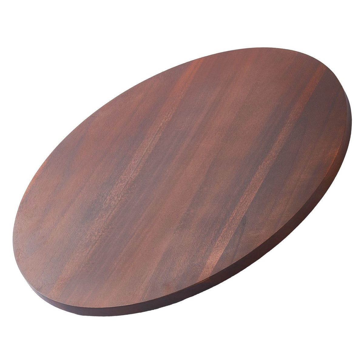 61 cm Wood Lazy Susan Turntable, 360° Rotation Round Clear Tabletop Rotating Tray, Acacia Wood Dining Table Centerpiece, Smooth and Silent Spin, for Family Gatherings, Banquets and Weddings