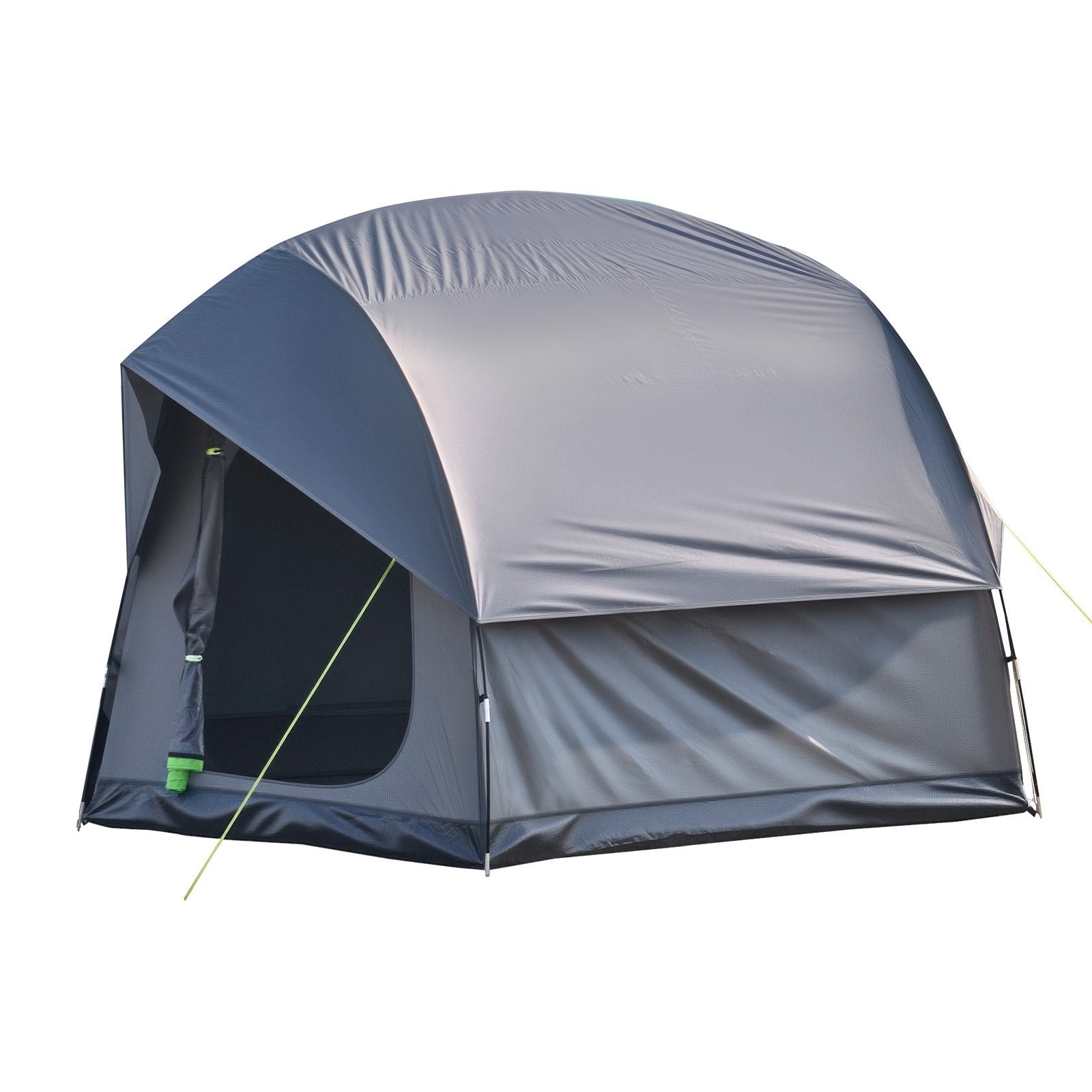 Bath Mats & Rugs: VEVOR SUV Tent for Camping, 8FT L x 8FT W, Waterproof PU2000mm Spacious Double Layer Design for 5-8 Person, SUV Camping Tent with Mesh Windows, Includes Rainfly & Storage Bag, for Outdoor Activities