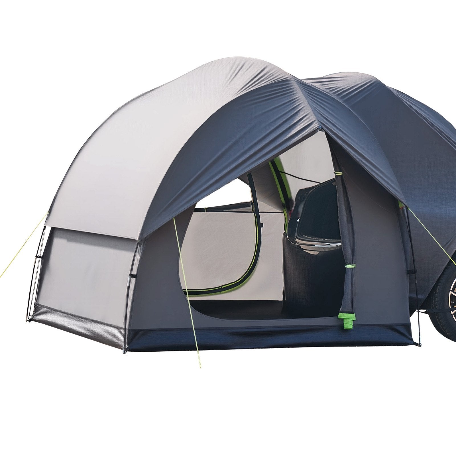 Bath Mats & Rugs: VEVOR SUV Tent for Camping, 8FT L x 8FT W, Waterproof PU2000mm Spacious Double Layer Design for 5-8 Person, SUV Camping Tent with Mesh Windows, Includes Rainfly & Storage Bag, for Outdoor Activities