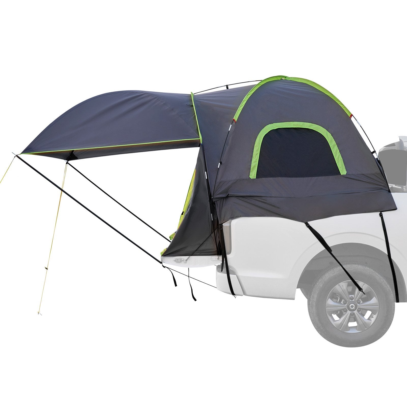 Caravan Accessories: VEVOR Truck Tent 5.0-5.2ft Waterproof PU2000 Truck Bed Camping Tent 2-3 Person