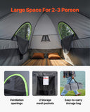 Caravan Accessories: VEVOR Truck Tent 8.0-8.2ft Waterproof PU2000 Truck Bed Camping Tent 2-3 Person