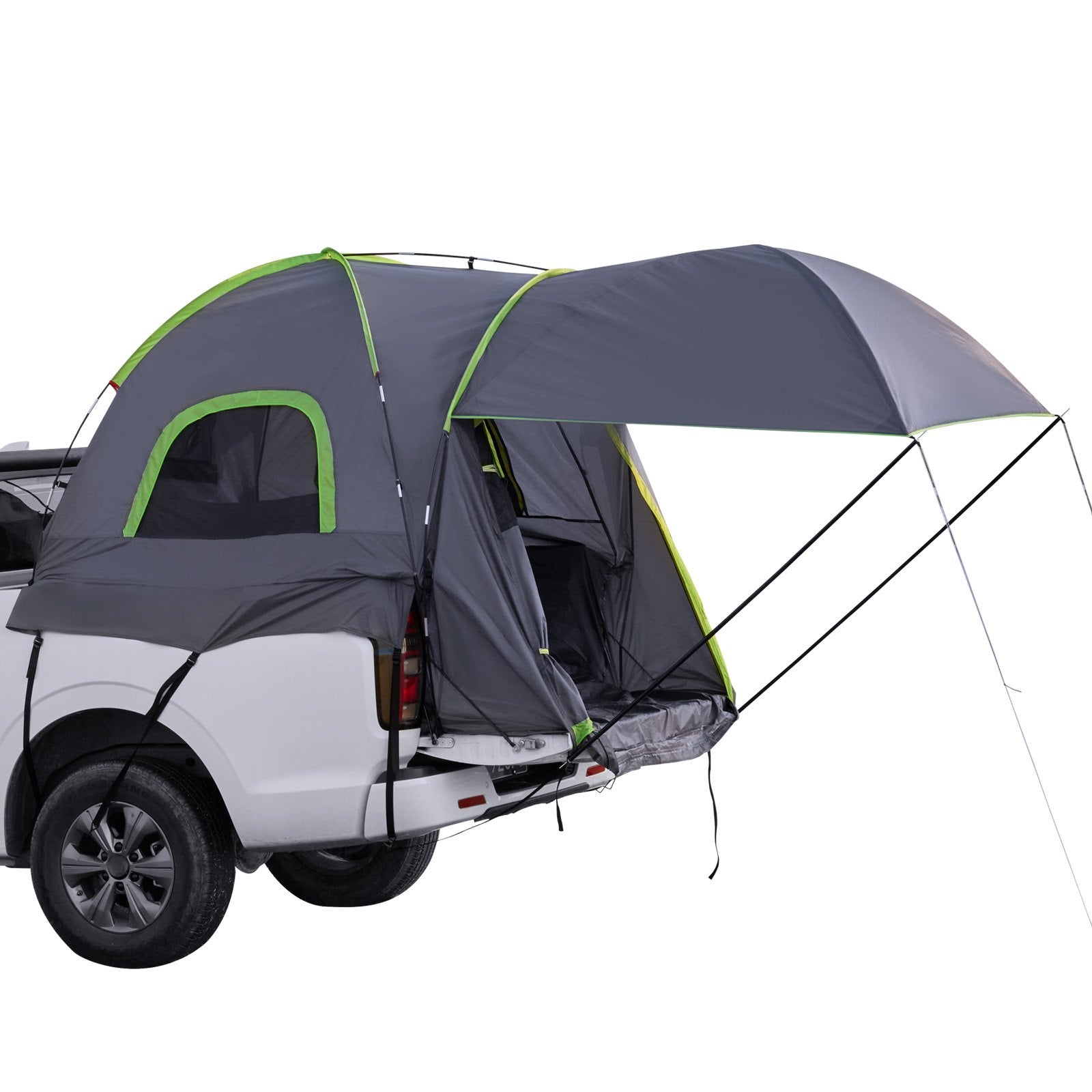 Caravan Accessories: VEVOR Truck Tent 8.0-8.2ft Waterproof PU2000 Truck Bed Camping Tent 2-3 Person