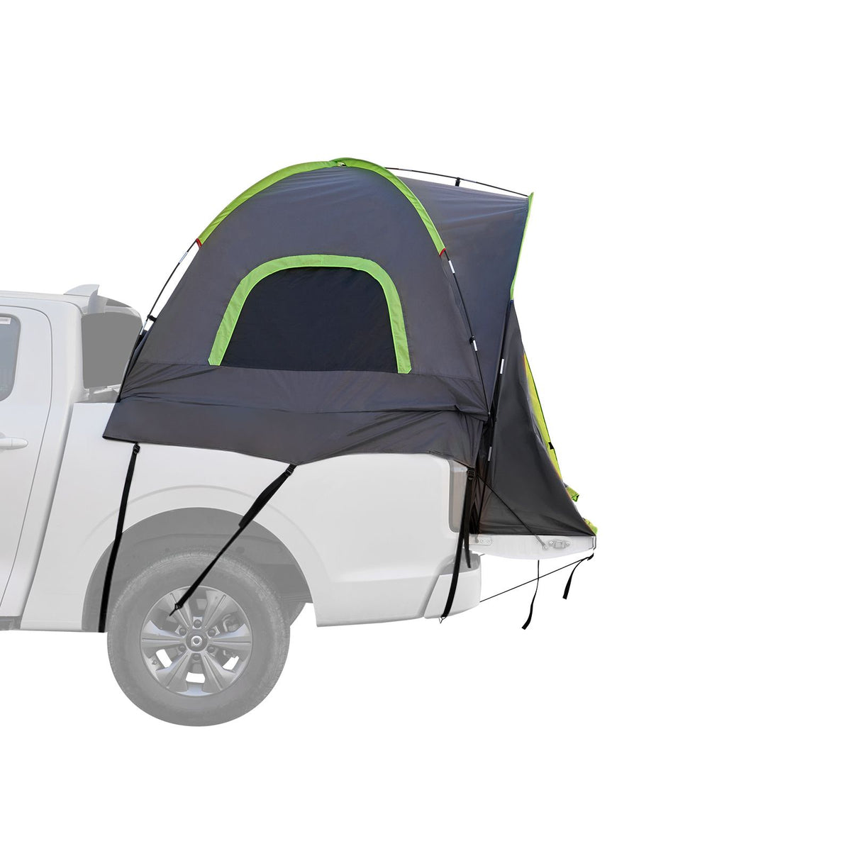 Pickup Truck Tent, Fit 6.4-6.7 ft Truck Tents for Camping, Waterproof PU2000 2-3 Person Sleeping Truck Bed Tent with Double Layer Design Windows, Sturdy Truck Bed Camper Shell with Storage Bag
