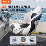 Scuba & Snorkeling: VEVOR Captain Bucket Seat Boat Seat, Flip Up Boat Seat, with Thickened Sponge Padding, Flip-up Bolster Boat Captain Chair for Fishing Boat, Sightseeing Boat, Speedboat, Canoe, 1-Piece