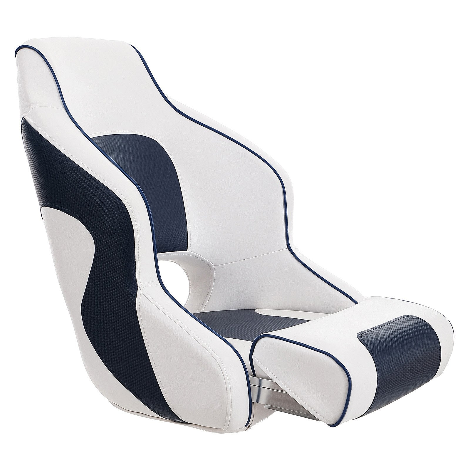 Scuba & Snorkeling: VEVOR Captain Bucket Seat Boat Seat, Flip Up Boat Seat, with Thickened Sponge Padding, Flip-up Bolster Boat Captain Chair for Fishing Boat, Sightseeing Boat, Speedboat, Canoe, 1-Piece