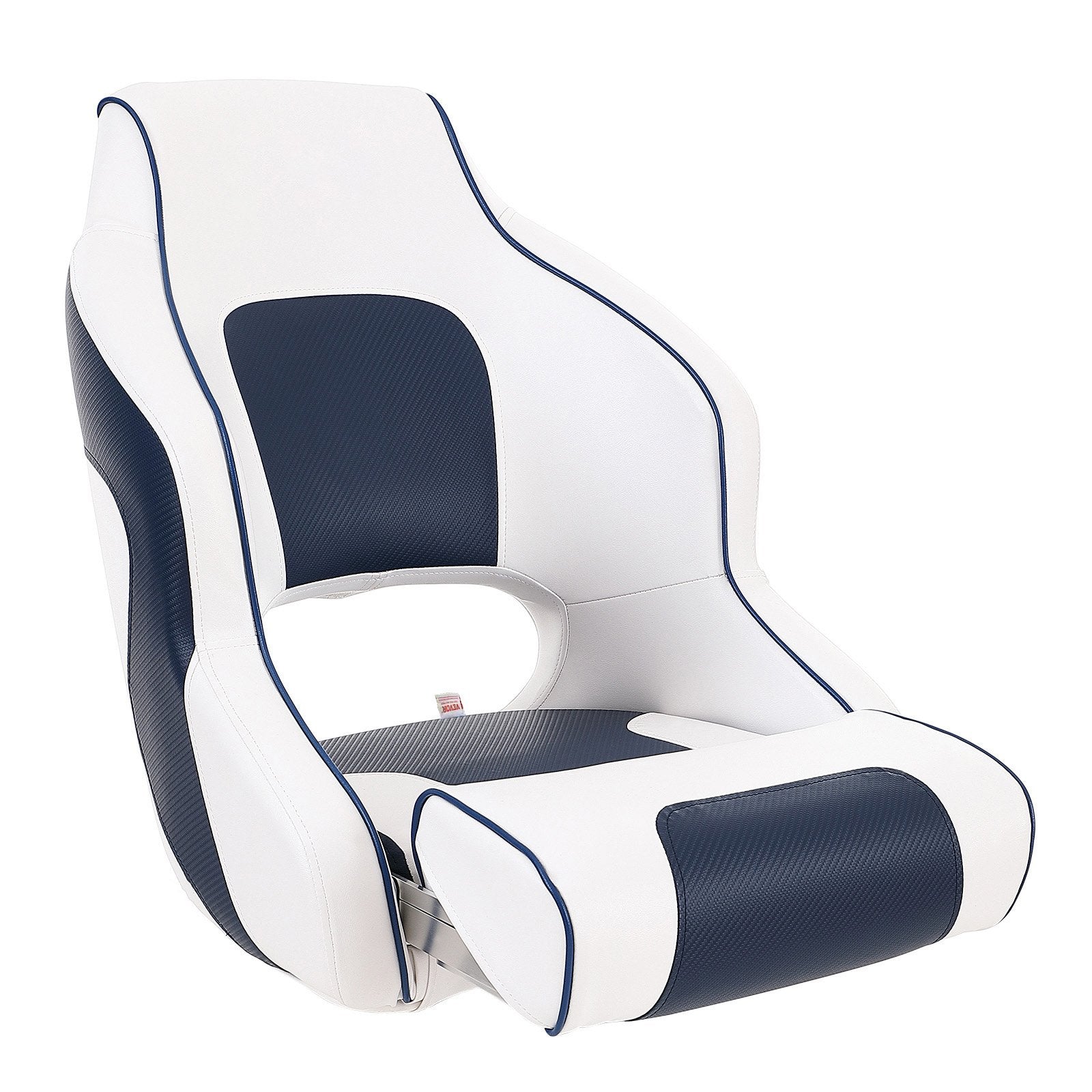 Scuba & Snorkeling: VEVOR Captain Bucket Seat Boat Seat, Flip Up Boat Seat, with Thickened Sponge Padding, Flip-up Bolster Boat Captain Chair for Fishing Boat, Sightseeing Boat, Speedboat, Canoe, 1-Piece