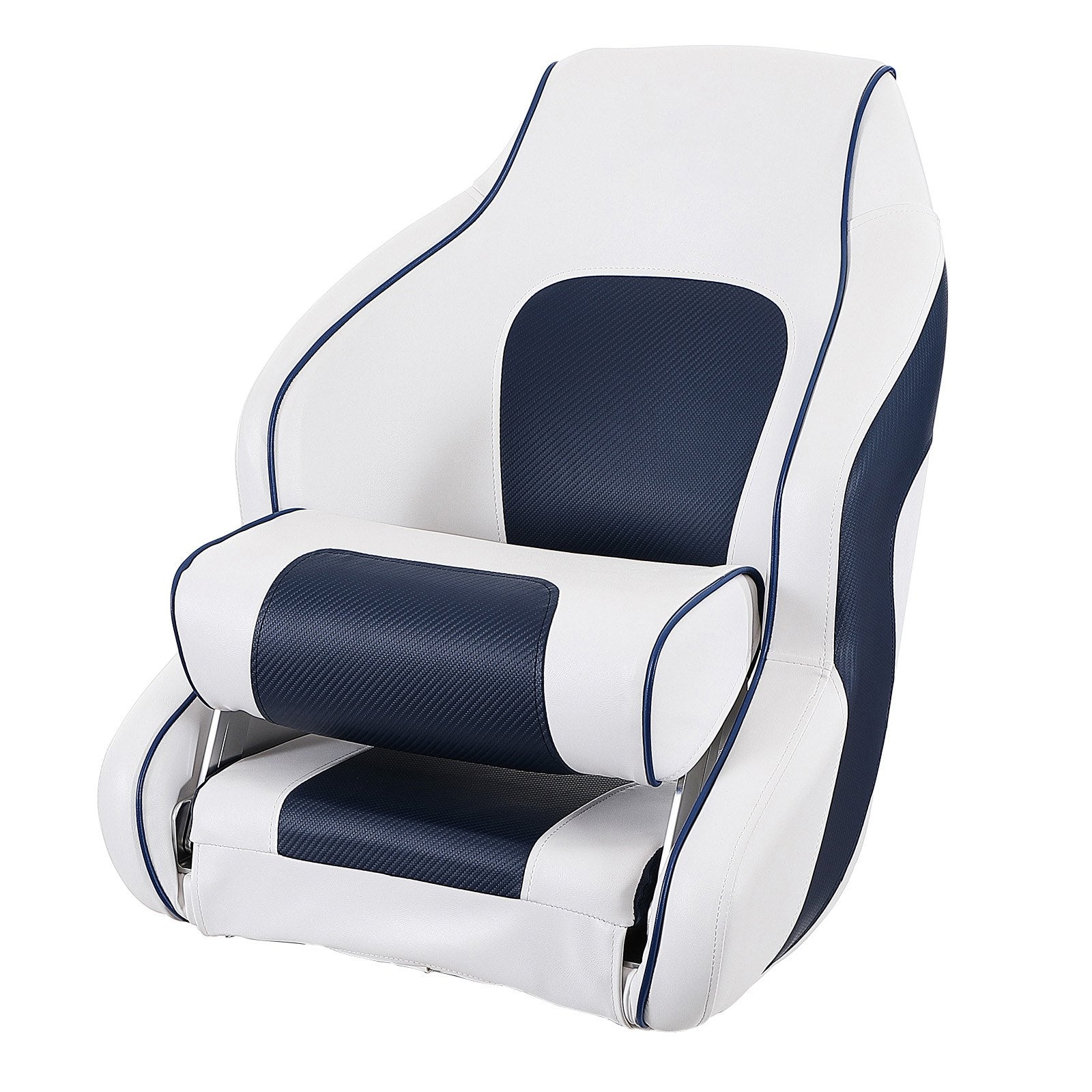 Scuba & Snorkeling: VEVOR Captain Bucket Seat Boat Seat, Flip Up Boat Seat, with Thickened Sponge Padding, Flip-up Bolster Boat Captain Chair for Fishing Boat, Sightseeing Boat, Speedboat, Canoe, 1-Piece