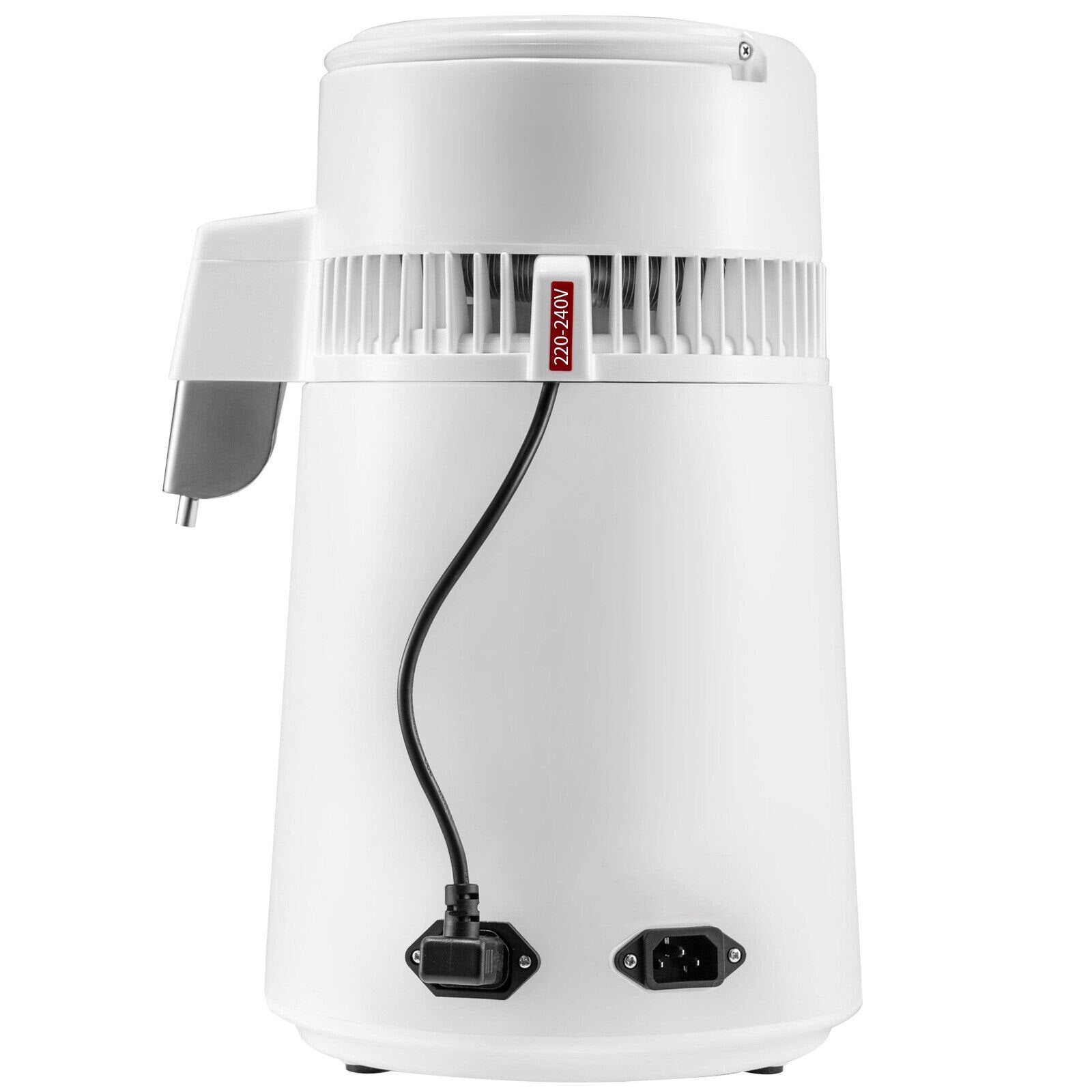 Fountain & Ponds Accessories: VEVOR 4L Water Distiller 1L/H Distilled Water Maker Timing & Temp Display White