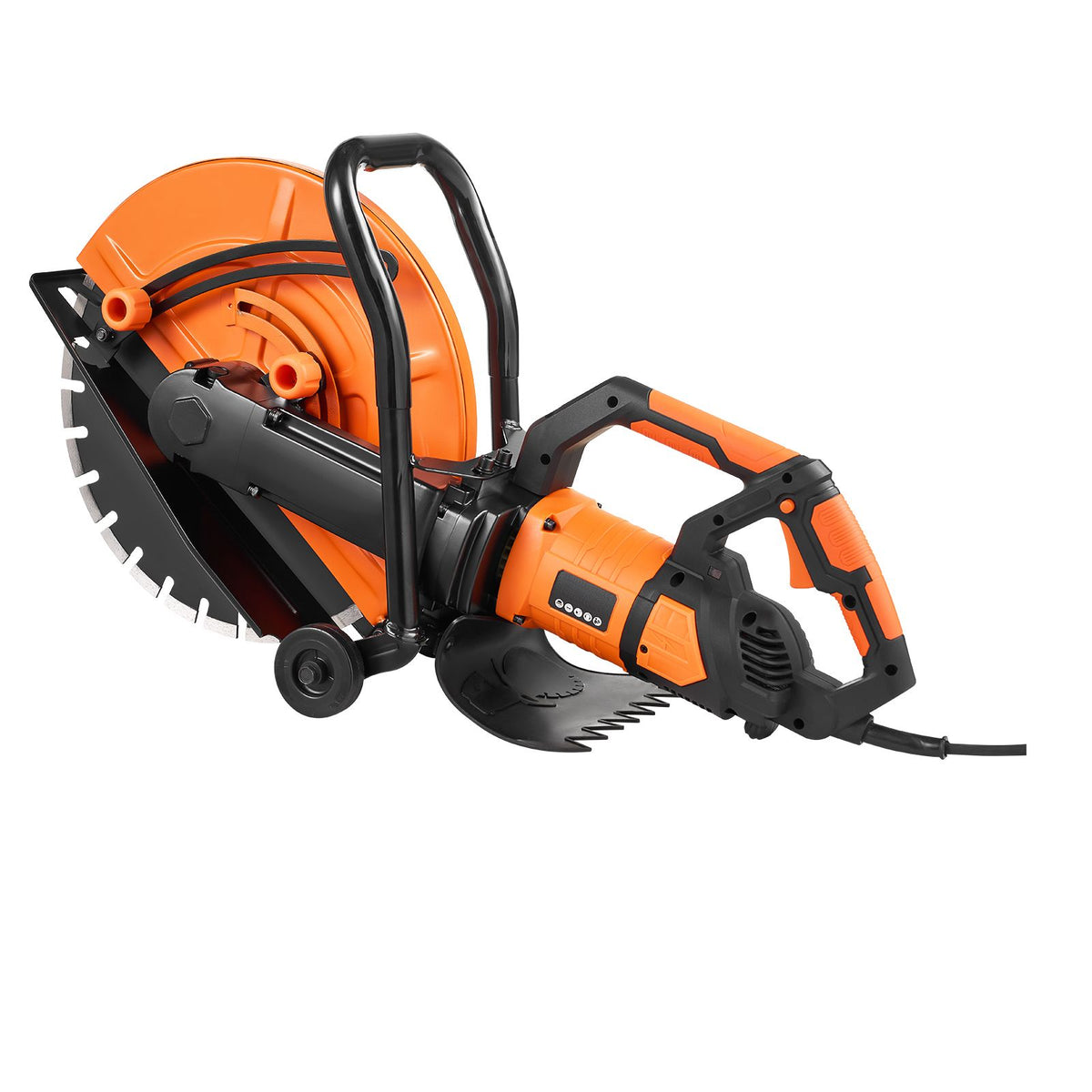 Electric Concrete Saw, 16 in, 2800 W 15 A Motor Circular Saw Cutter with Max. 6 in Adjustable Cutting Depth, Wet Disk Saw Cutter Includes Water Line, Pump and Blade, for Stone, Brick