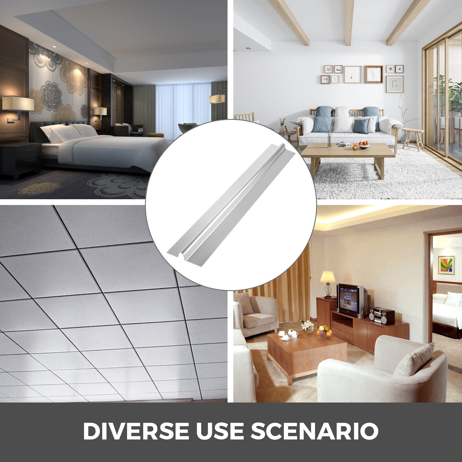 Audio Accessories: VEVOR Radiant Floor Heat Transfer Plates 4' 50 pcs Omega Aluminum for 1/2" PEX