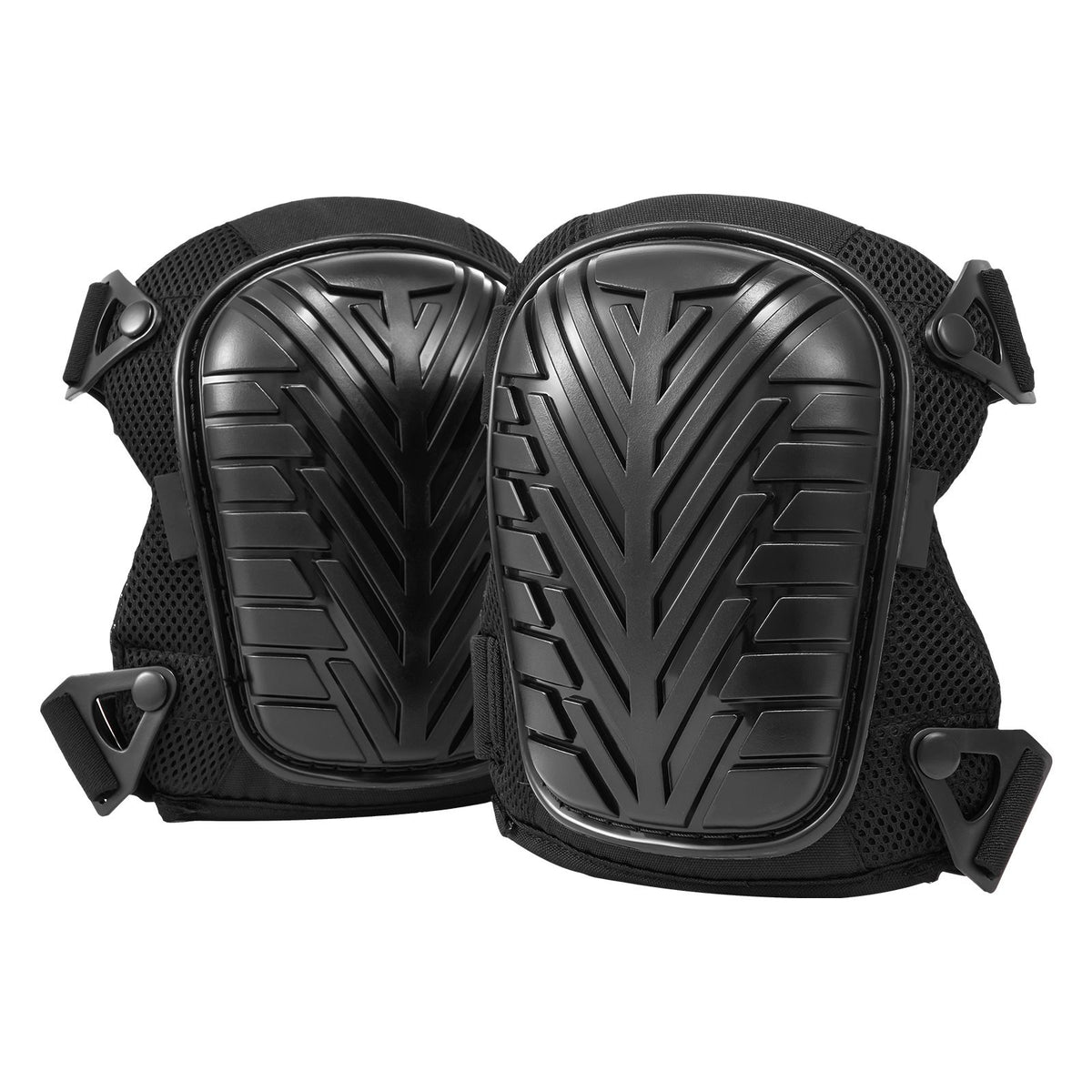 Knee Pads for Work, Heavy Duty Construction Knee Pads with Adjustable Straps & Rivets, Thick Gel Knee Pads with Foam Cushion for All-Round Knee Protection, Fit Men & Women for Flooring Gardening
