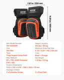 Supports & Braces: VEVOR Knee Pads for Work, Extended Heavy Duty Construction Knee Pads with 2 Extension Straps, Anti-slip Foam Gel Knee Pads, Men & Women, for Gardening Flooring Roofing and Cleaning, Black and Orange