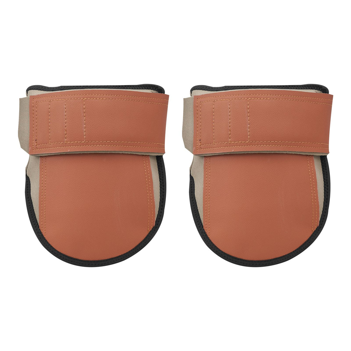 Knee Pads for Work, Durable Leather Construction Pads, Machine Washable Work Knee Pads, Easy to Wear and Take off, Extra Thick Knee Support for Gardening Flooring and Cleaning, Black and Brown