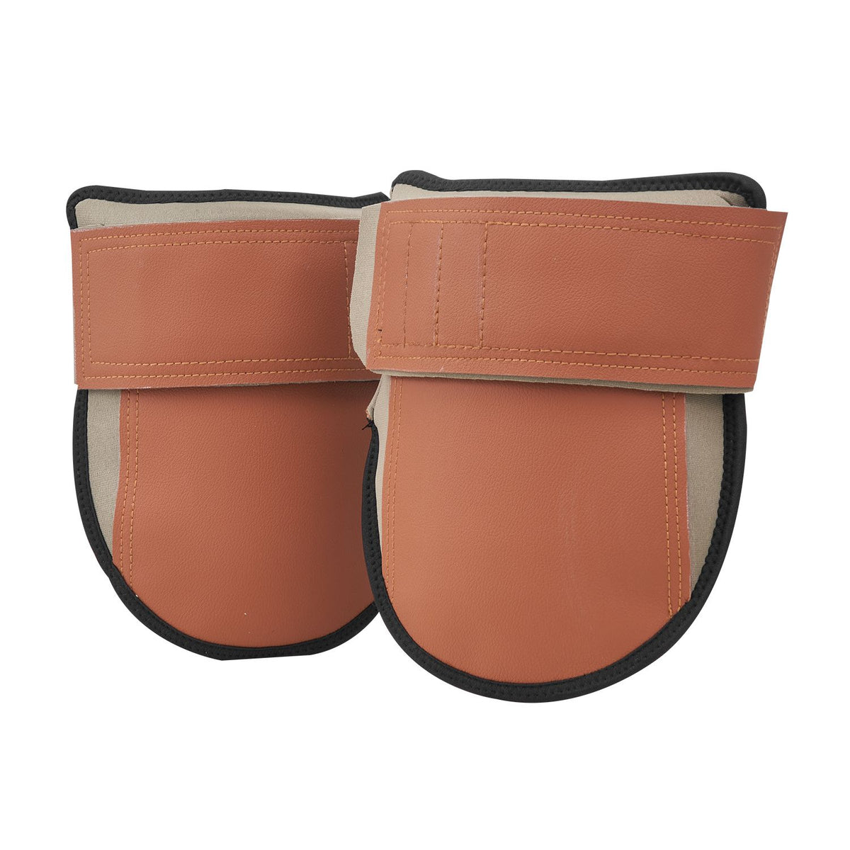 Knee Pads for Work, Durable Leather Construction Pads, Machine Washable Work Knee Pads, Easy to Wear and Take off, Extra Thick Knee Support for Gardening Flooring and Cleaning, Black and Brown
