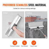 Ladders & Scaffolding: VEVOR Drywall Skimming Kit, Handle + Fixator Smoothing Knife Accessory, Professional Skim Coat Tools For Drywall, Wipe/Drywall Knife, for Gyprock / WallBoard / Plasterboard (No Blade)