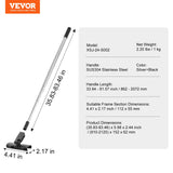 Ladders & Scaffolding: VEVOR Drywall Skimming Kit, Handle + Fixator Smoothing Knife Accessory, Professional Skim Coat Tools For Drywall, Wipe/Drywall Knife, for Gyprock / WallBoard / Plasterboard (No Blade)