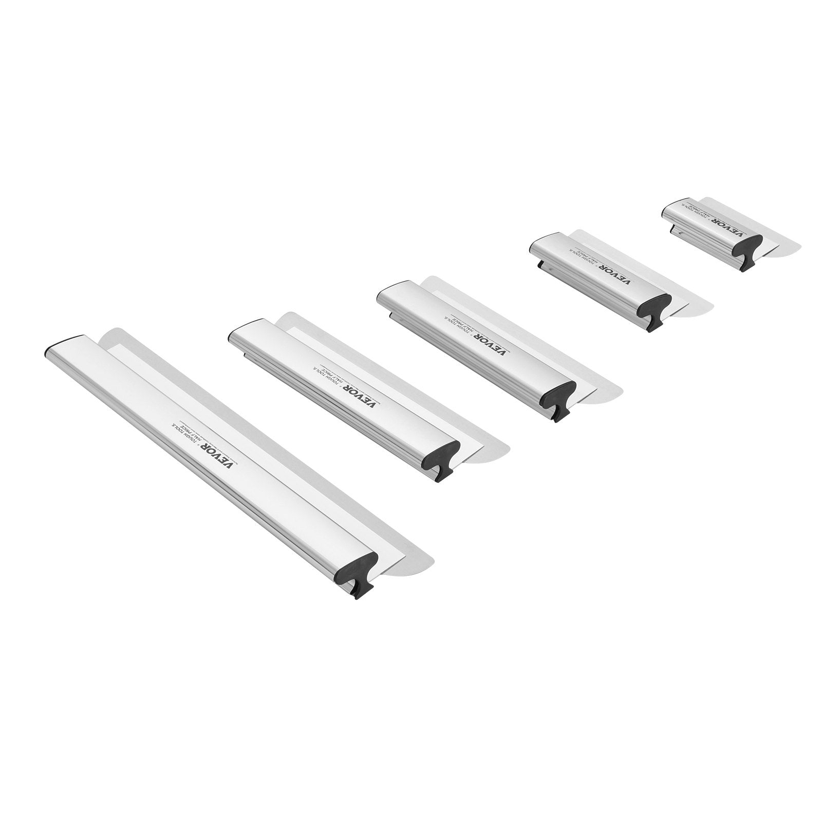 Putty Knives, Scrapers & Chisels: VEVOR Drywall Skimming Blade Set, 7/10/14/16/24 in Skimming Blades + 34 - 81.6 in Extension Handle Pole, Stainless Steel Knife Professional Skim Coat Tools, for Gyprock/WallBoard/Plasterboard