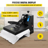 Speciality Appliances: VEVOR Heat Press 15X15 Inch Heat Press Machine Industrial Quality Power T Shirt Heat Press Sublimation Machine Clamshell Heat Press Machine for T Shirts
