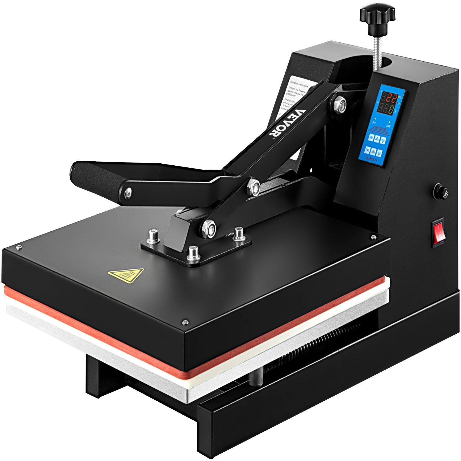 Heat Press 15X15 Inch Heat Press Machine Industrial Quality Power T Shirt Heat Press Sublimation Machine Clamshell Heat Press Machine for T Shirts