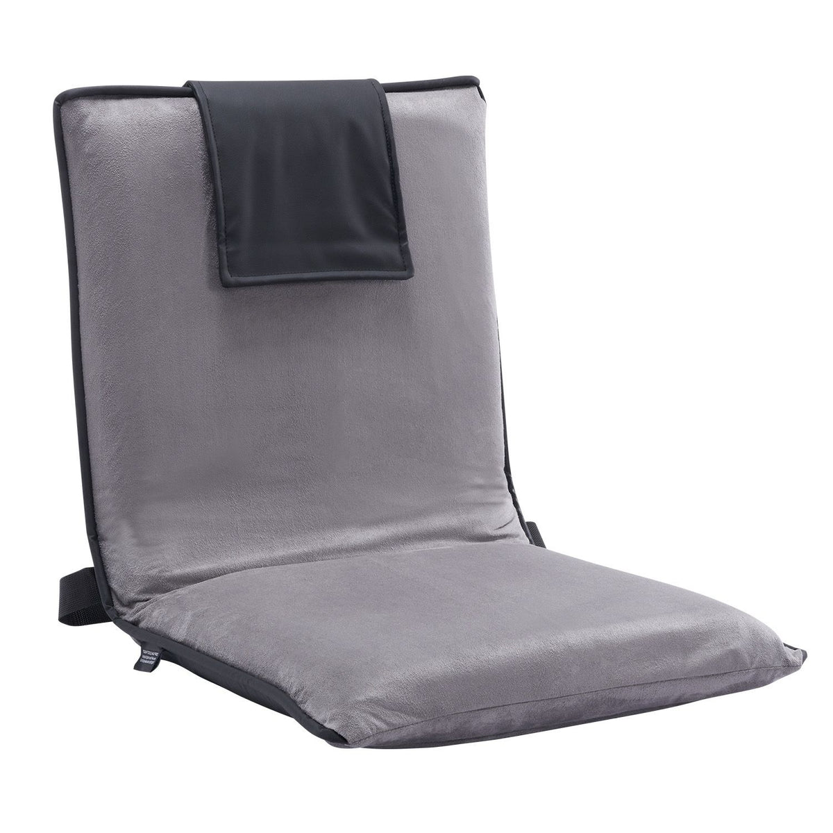 Floor Chair, 6-Position Adjustable Meditation Chair with Back Support, Folding Sofa Chair for Reading TV Watching and Gaming, Portable Floor Seat Lounge Sofa Chair for Kids Teens Adults, Gray