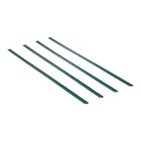 Door Hardware: VEVOR Bottom Locking Privacy Slats, Single-Wall Vertical Bottom-Locking Slats for Chain-Link Fence, High-Density HDPE Chain Link Slats Ideally Fit 1.2 m High Fence for Garden Farm Sports Field(Green)