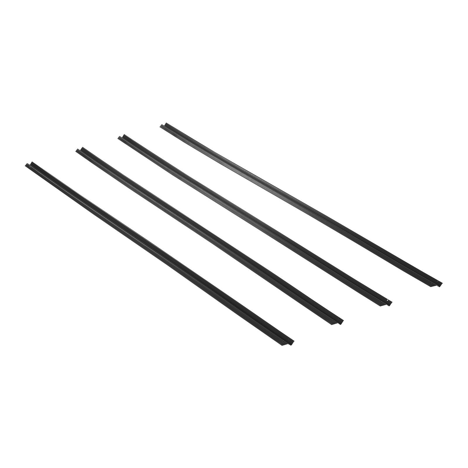Vases & Table Decor: VEVOR Bottom Locking Privacy Slats, Single-Wall Vertical Bottom-Locking Slats for Chain-Link Fence, High-Density HDPE Chain Link Slats Ideally Fit 1.8 m High Fence for Garden Farm Sports Field(Black)