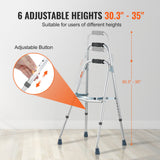 Mobility & Accessibility: VEVOR Folding Hemi Walker One Arm Mobility Walker for Senior & Adjustable Height