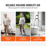 Mobility & Accessibility: VEVOR Folding Hemi Walker One Arm Mobility Walker for Senior & Adjustable Height