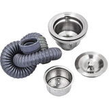 Kitchen & Bathroom DIY: VEVOR Handmade Sink Non-magnetic Stainless Steel Kitchen Sink Hand Made 1 Compartment 40.6 x 39.4 x 25.4 cm Capacity Huge Tub Sink with Right Hand Platform for Farmhouse Cafe Shop Hospital