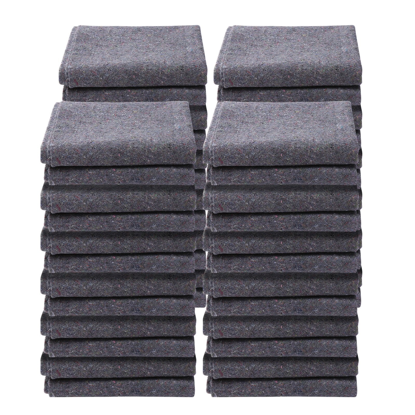 Food Storage: VEVOR Moving Blankets, 72" x 54", 21 lbs/dz Weight, 24 Packs, Professional Recycled Cotton Packing Blanket, Large Heavy Duty Shipping Mover Pads Perfect for Protecting Furniture, Floors, Appliances