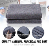 Food Storage: VEVOR Moving Blankets, 72" x 54", 21 lbs/dz Weight, 24 Packs, Professional Recycled Cotton Packing Blanket, Large Heavy Duty Shipping Mover Pads Perfect for Protecting Furniture, Floors, Appliances
