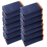 Blankets & Throws: VEVOR Moving Blankets, 2032 x 1829 mm, 29.5 kg/dz, 12 Packs, Professional Non-Woven & Recycled Cotton Packing Blanket, Heavy Duty Mover Pads for Protecting Furniture, Floors, Appliances, Blue/Orange