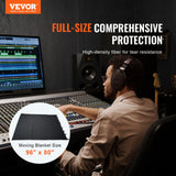 Automotive Repair & Speciality Tools: VEVOR Sound Dampening Blanket, 2438 x 2032 mm Extra Large Studio Grommeted Soundproof Blanket with Grommets, Light Blocker for Door Acoustic Noise Blocking Blanket Studio Sound Absorption Sheet, Black