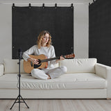 Toy Boxes: VEVOR Sound Dampening Blankets, Soundproof Curtains with 2032 x 1219 mm, Soundproof Blanket with Grommets, Studio Grommeted Blanket, for Window, Door, Light Blocker, Music Recording, Black